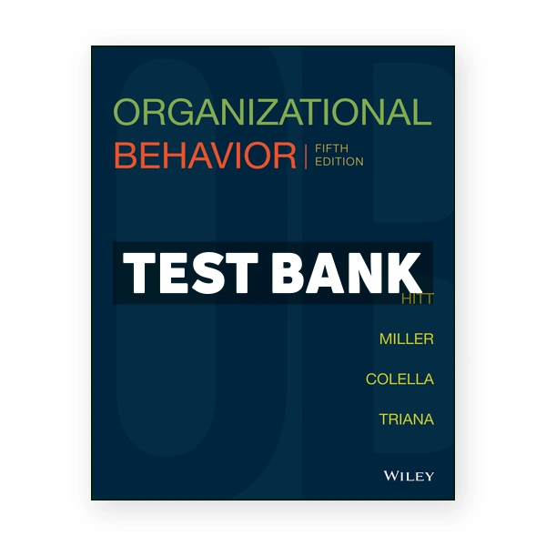 Organizational Behavior 5th edition Hitt Test Bank