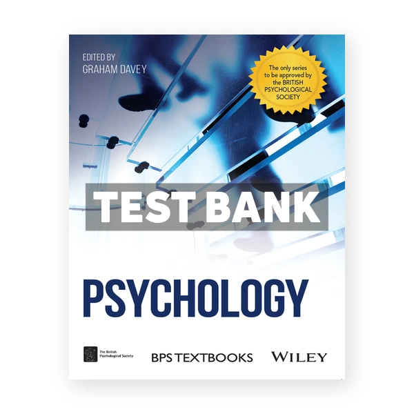 Psychology 1st edition Davey Test Bank