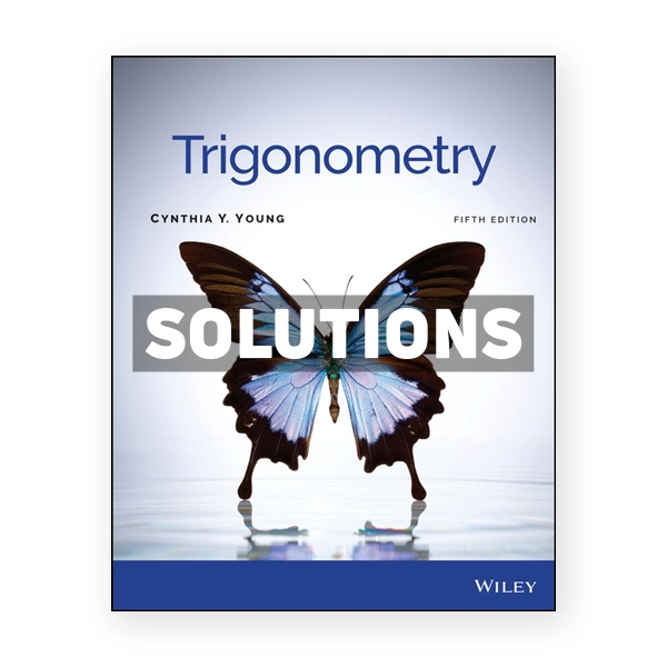 Trigonometry 5th edition Young Solutions Manual