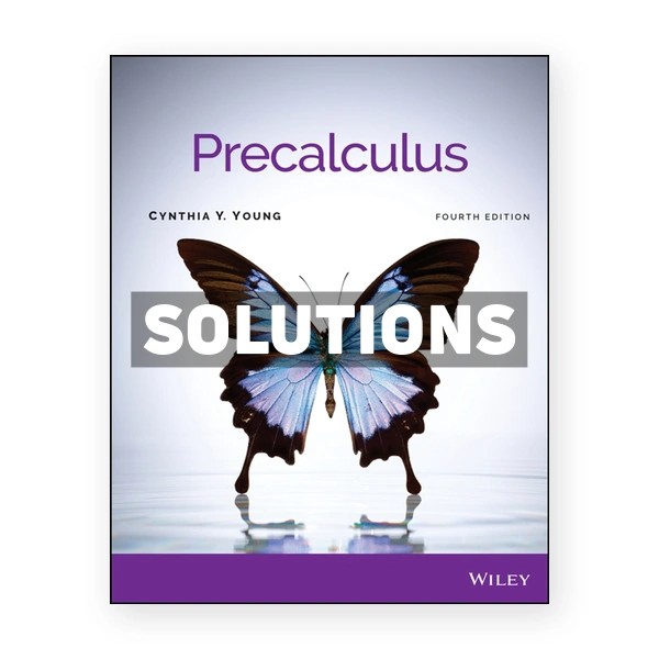 Precalculus 4th edition Young Solutions Manual