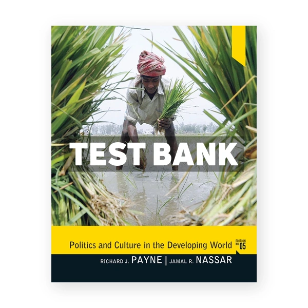 Politics and Culture in the Developing World 5th edition Payne Test Bank