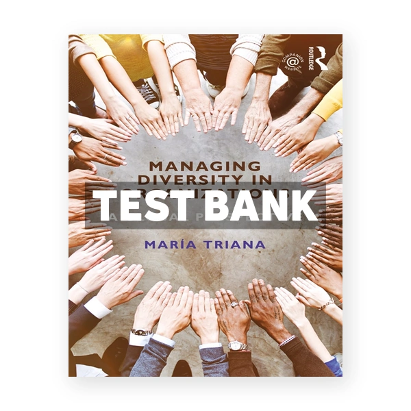 Managing Diversity in Organizations - A Global Perspective 1st edition Triana Test Bank