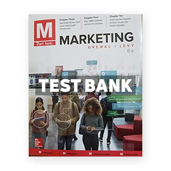 M Marketing 6th edition Grewal Test Bank