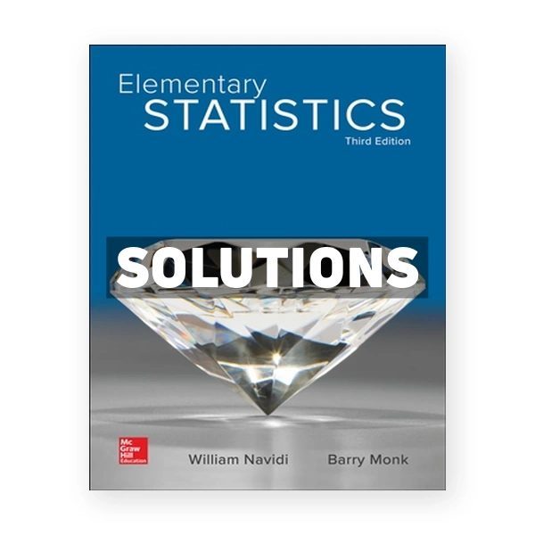 Elementary Statistics 3rd edition Navidi Solutions Manual