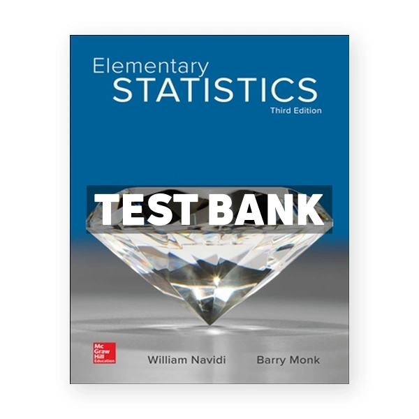 Elementary Statistics 3rd edition Navidi Test Bank