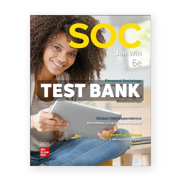 SOC 2020 6th edition Witt Test Bank