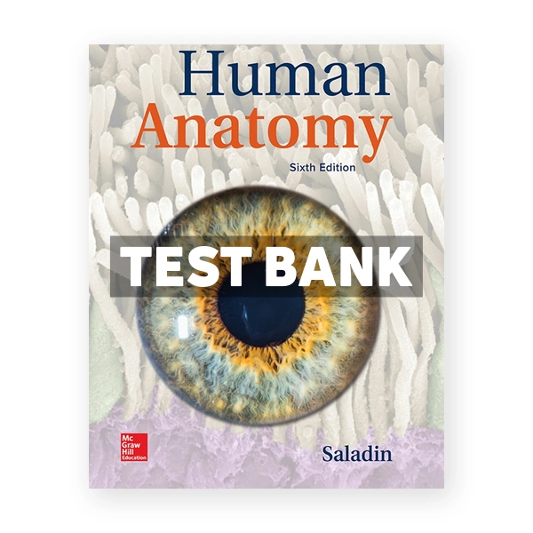 Human Anatomy 6th edition Saladin Test Bank