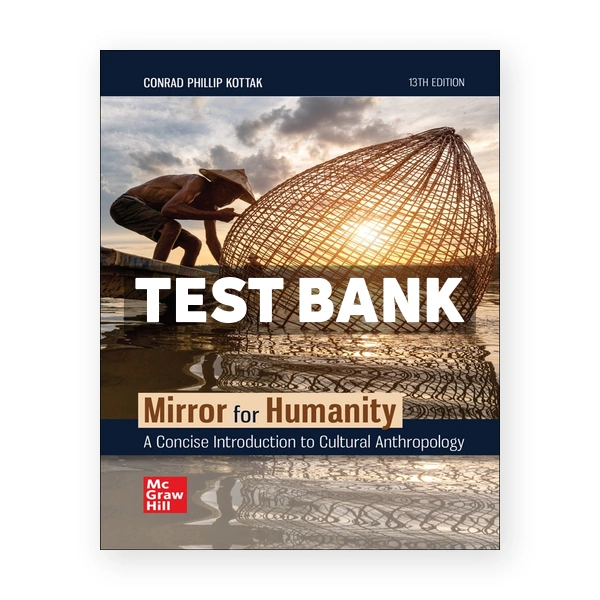 Mirror for Humanity 13th edition Kottak Test Bank