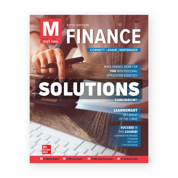 M Finance 5th edition Cornett Solutions Manual