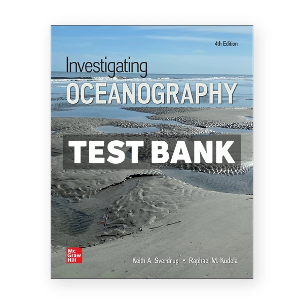 Investigating Oceanography 4th edition Sverdrup Test Bank