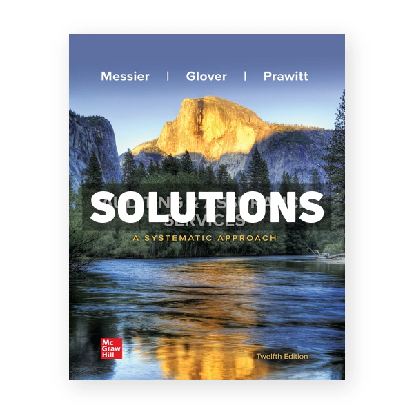 Auditing and Assurance Services A Systematic Approach 12th edition Messier Solutions Manual