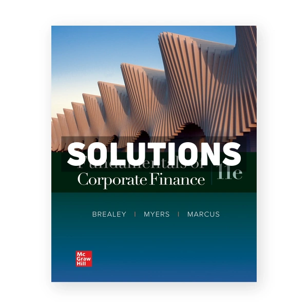 Fundamentals of Corporate Finance 11th edition Brealey Solutions Manual
