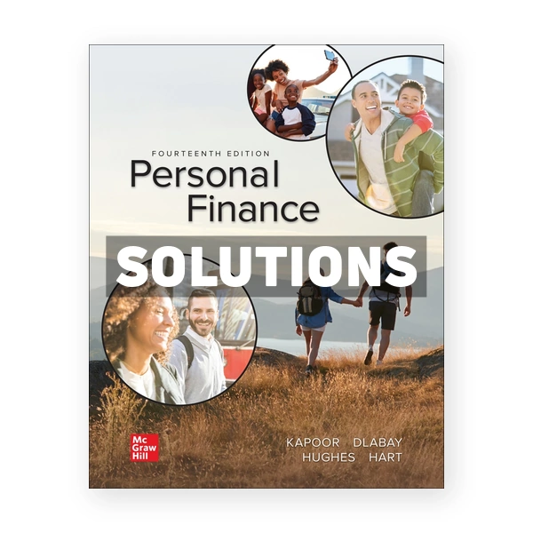 Personal Finance 14th edition Kapoor Solutions Manual