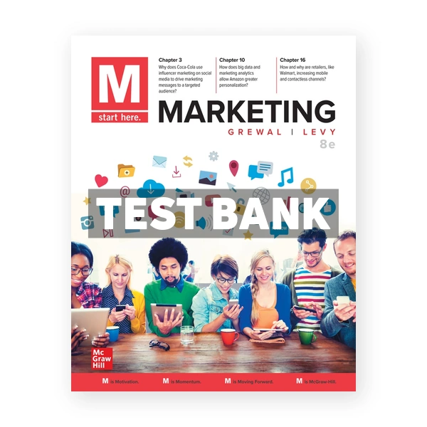 M Marketing 8th edition Grewal Test Bank