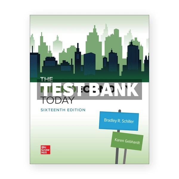 Micro Economy Today 16th edition Schiller Test Bank
