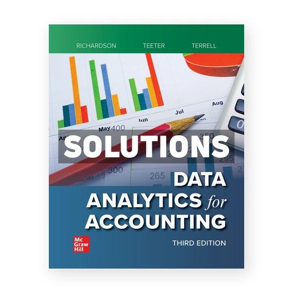 Data Analytics for Accounting 3rd edition Richardson Solutions Manual