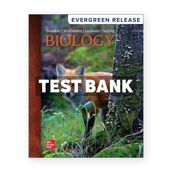 Biology 2025 Release 1st edition Brooker Test Bank