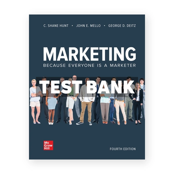 Marketing 4th edition Hunt Test Bank