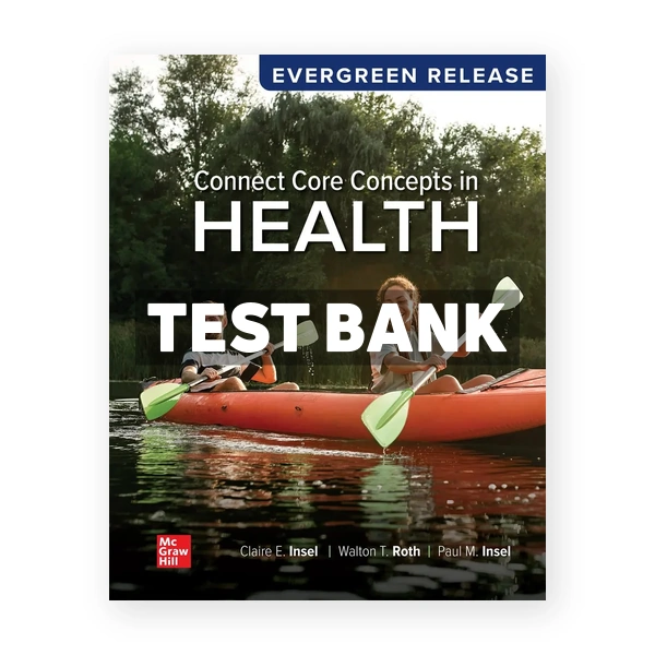 Connect Core Concepts in Health BIG 2025 Release 1st edition Insel Test Bank