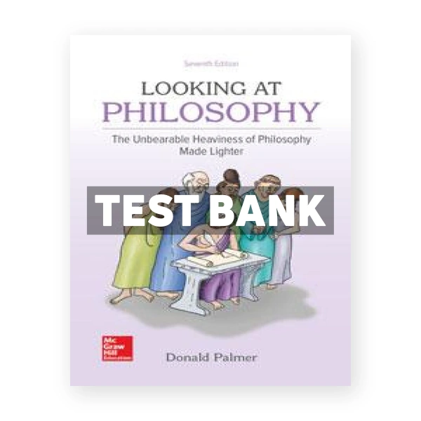 Looking At Philosophy - The Unbearable Heaviness of Philosophy Made Lighter 8th edition Palmer Test Bank
