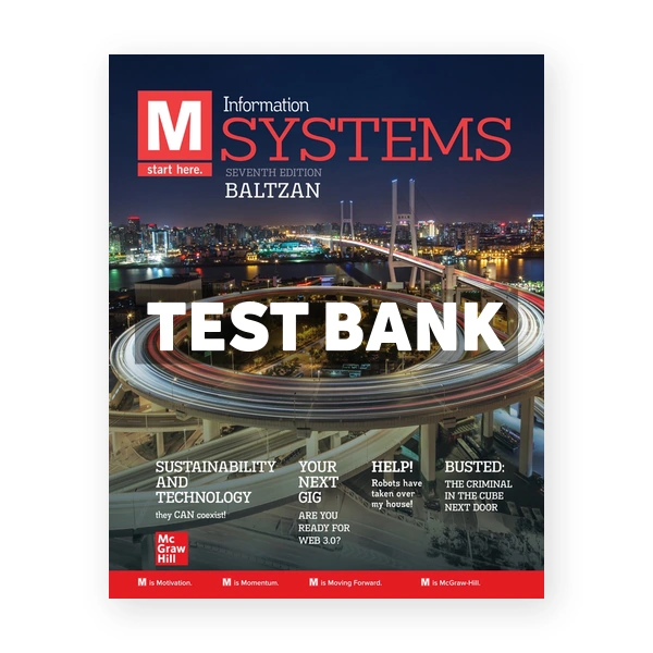 M Information Systems 7th edition Baltzan Test Bank
