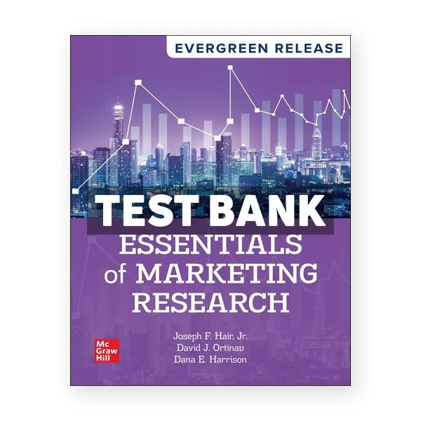 Essentials of Marketing Research 2026 Release 1st edition Hair Test Bank