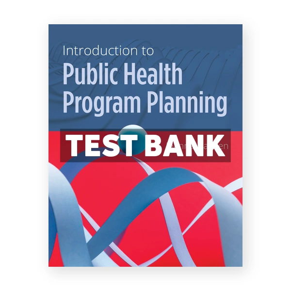 Introduction to Public Health Program Planning 1st edition Hayden Test Bank