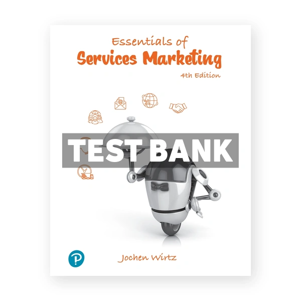 Essentials of Services Marketing 4th edition Wirtz Test Bank