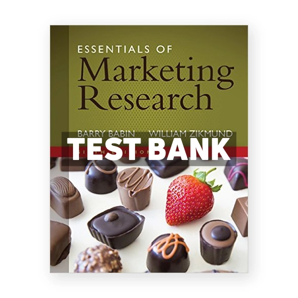 Essentials of Marketing Research 6th edition Babin Test Bank