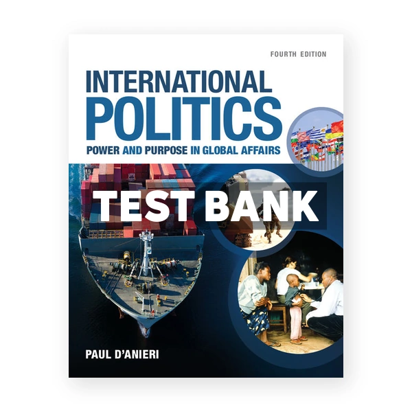 International Politics 4th edition DAnieri Test Bank