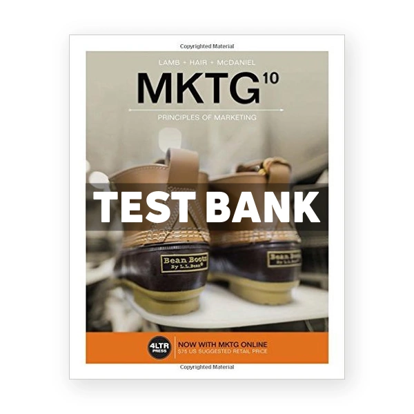 MKTG 10th edition Lamb Test Bank