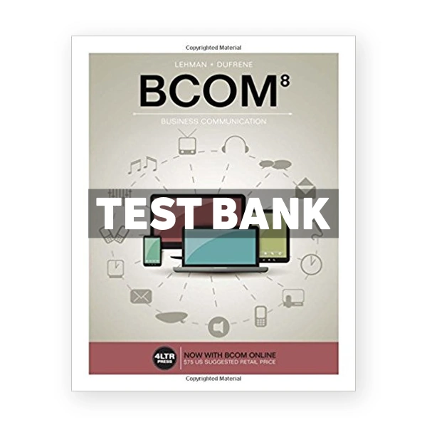 BCOM 8th edition Lehman Test Bank