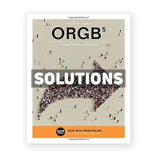 ORGB 5th edition Nelson Solutions Manual