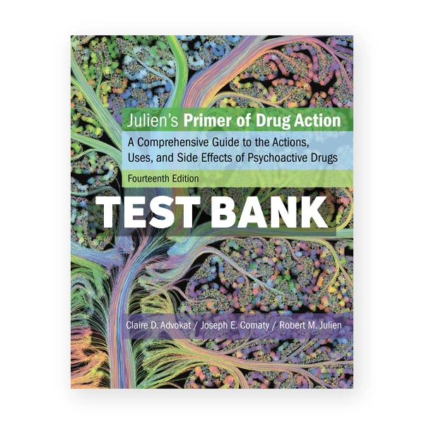 Julien's Primer of Drug Action 14th edition Advokat Test Bank