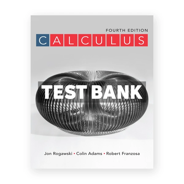 Calculus 4th edition Rogawski Test Bank