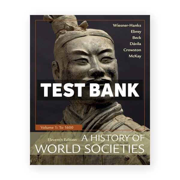 History of World Societies Volume 1 11th edition Wiesner Hanks Test Bank