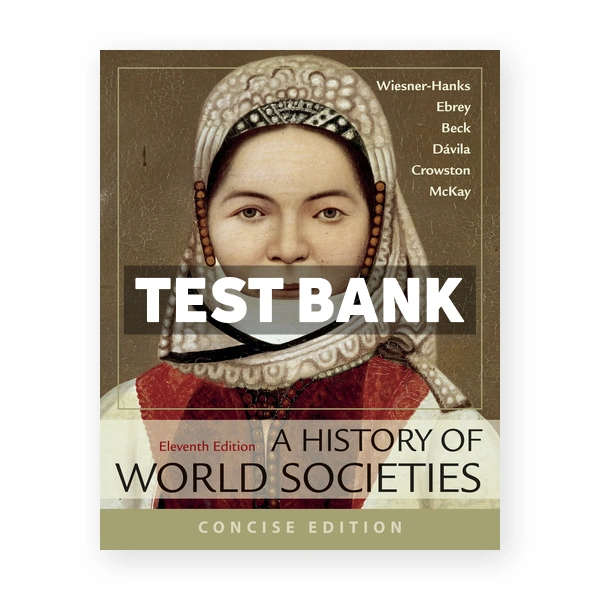 History of World Societies Concise 11th edition Wiesner Hanks Test Bank