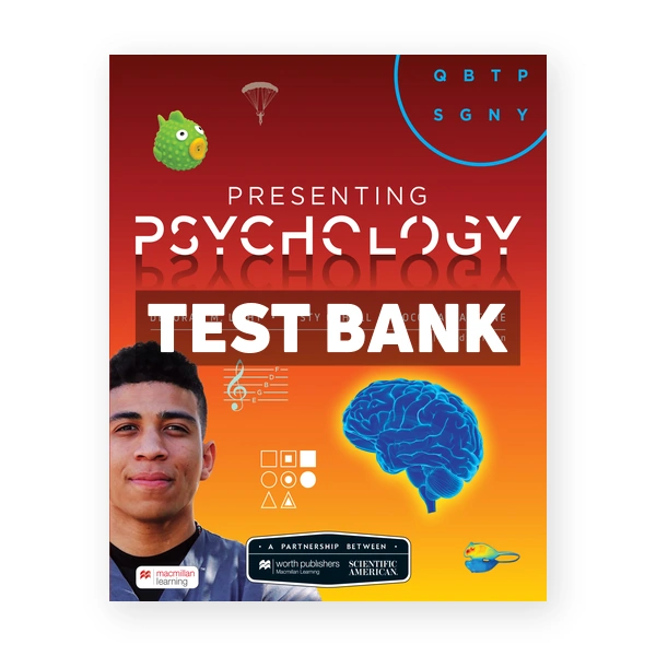 Presenting Psychology 3rd edition Licht Test Bank