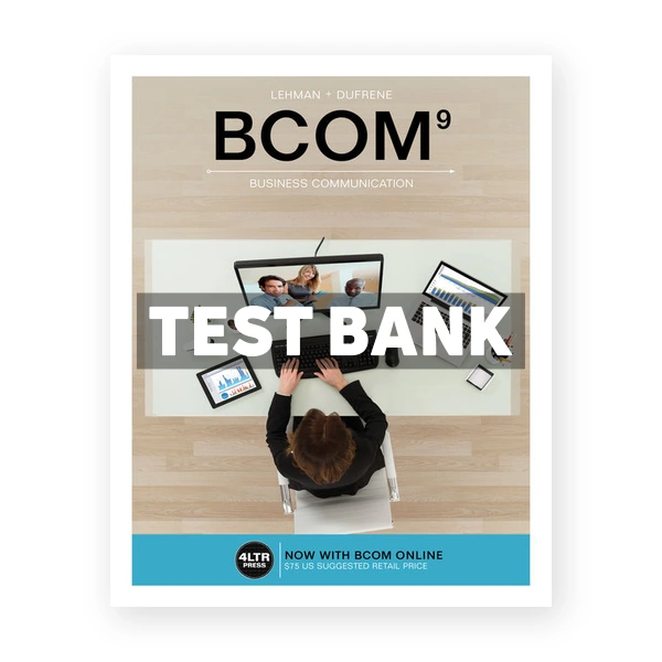 BCOM 9th edition Lehman Test Bank
