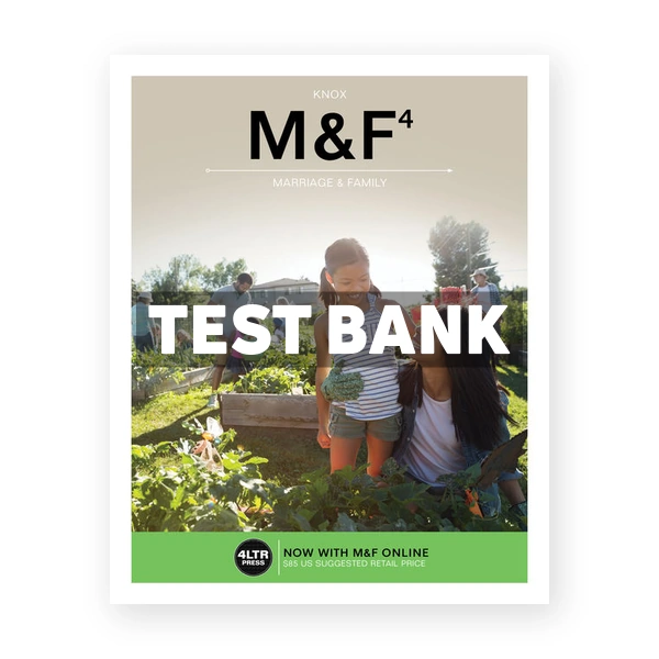 M and F 4th edition Knox Test Bank