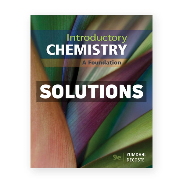 Introductory Chemistry 9th edition Zumdahl Solutions Manual