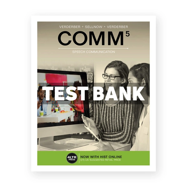 COMM 5th edition Sellnow Test Bank