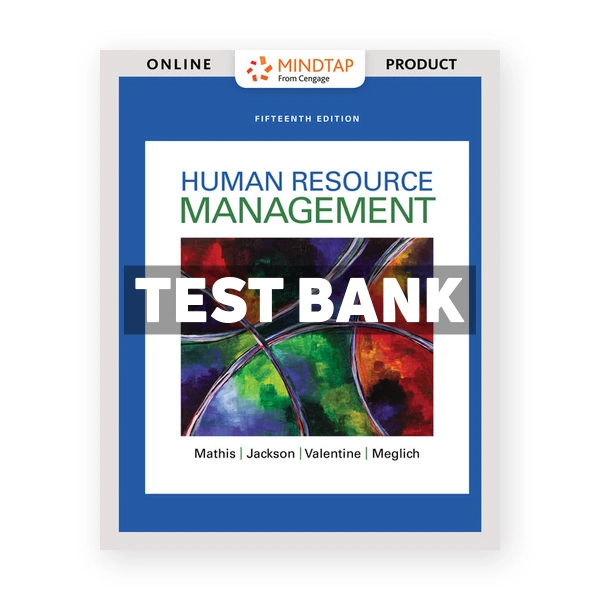 Human Resource Management 15th edition Jackson Test Bank