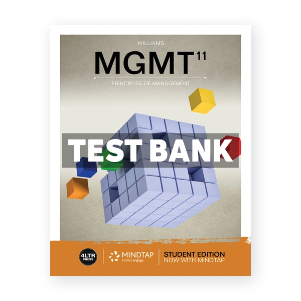 MGMT 11th edition Williams Test Bank