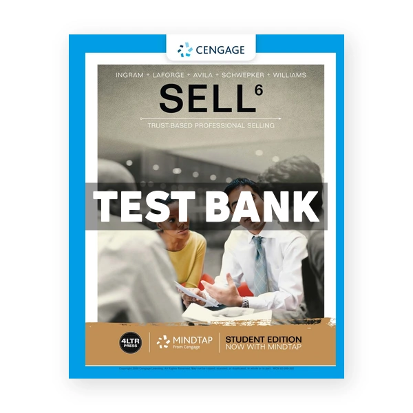 SELL 6th edition Ingram Test Bank