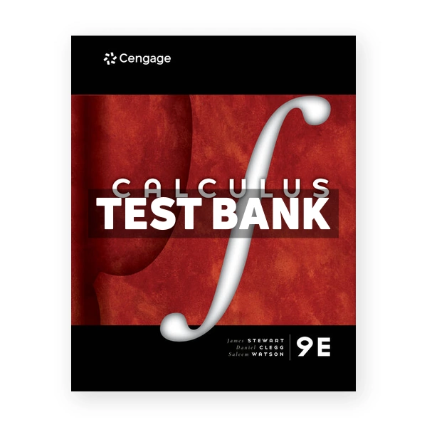 Calculus 9th edition Stewart Test Bank