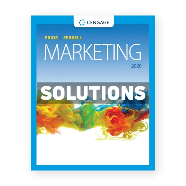 Marketing 20th edition Pride Solutions Manual