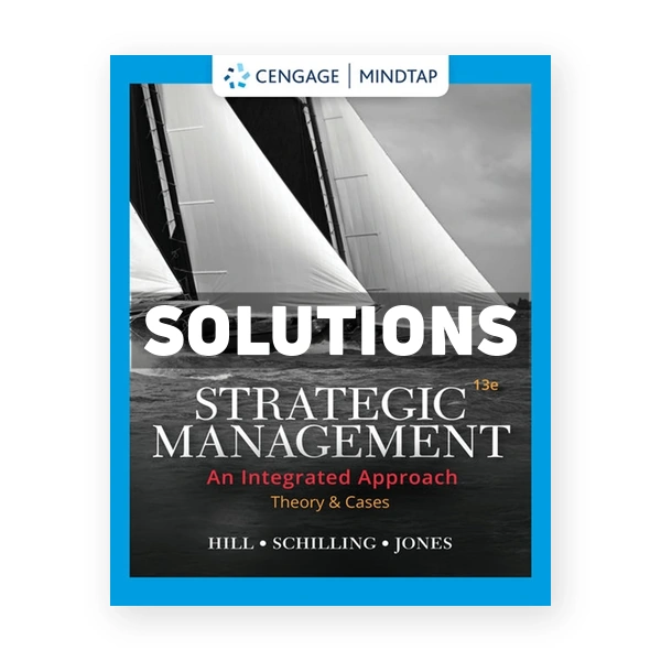 Strategic Management Theory & Cases An Integrated Approach 13th edition Hill Solutions Manual