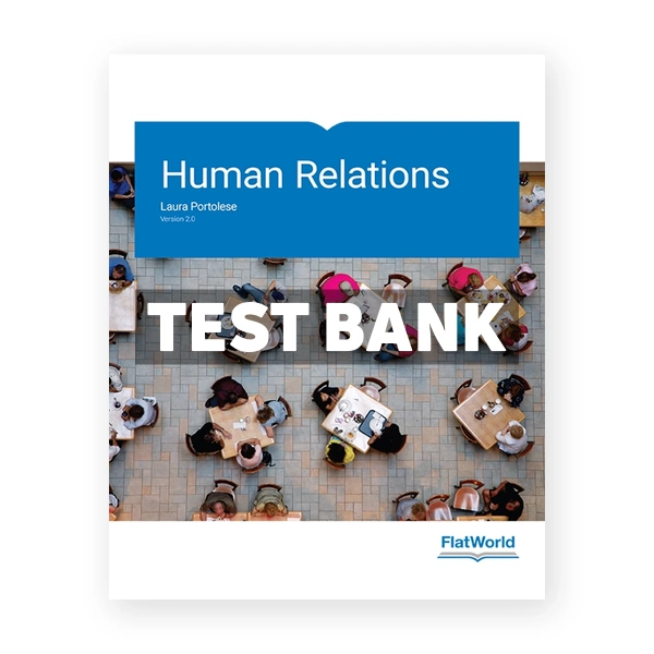 Human Relations Version 2 0 2nd edition Portolese Test Bank