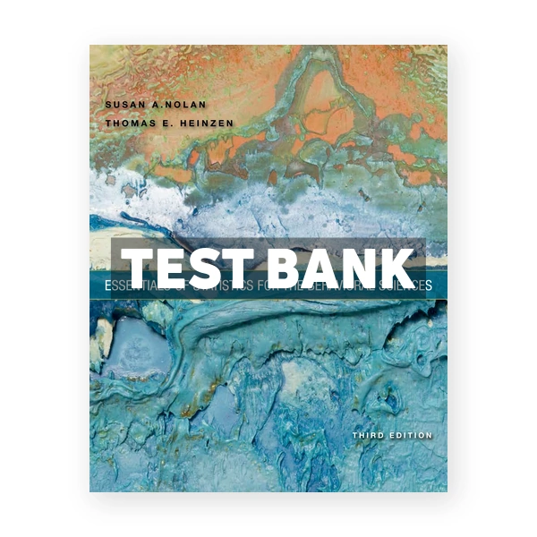 Essentials of Statistics for the Behavioral Sciences 3rd edition Nolan Test Bank
